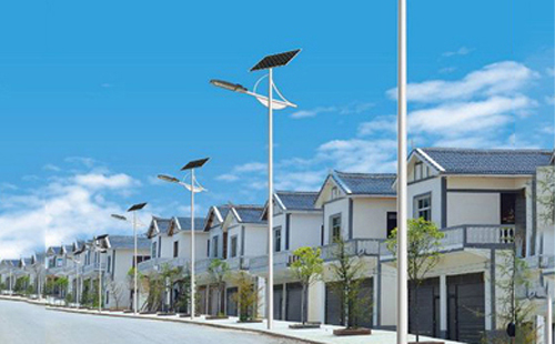 镜铁区太阳能路灯配置与在乡村道路照明中的应用